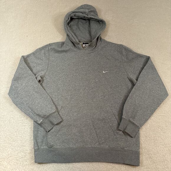 2011 Nike Gray Hoodie Pullover Hoodie Embroidered Swoosh - Picture 1 of 7